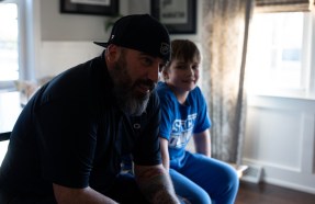 Jon Nelson and son